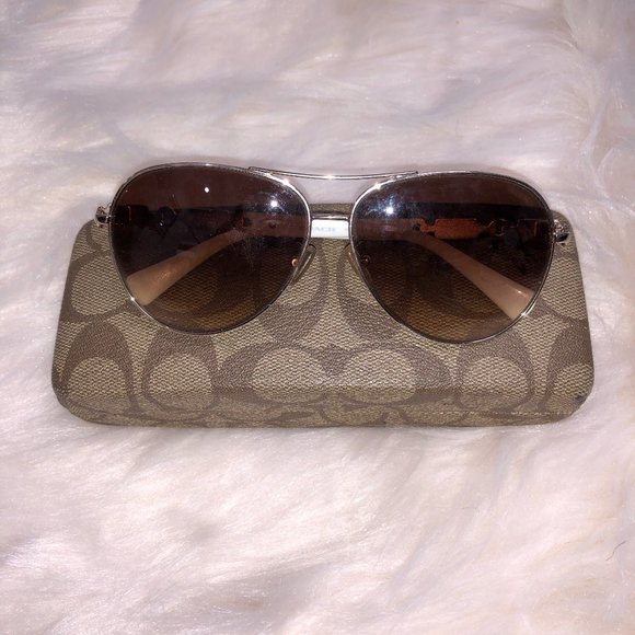 Coach Aviator Sunglasses - Picture 2 of 2